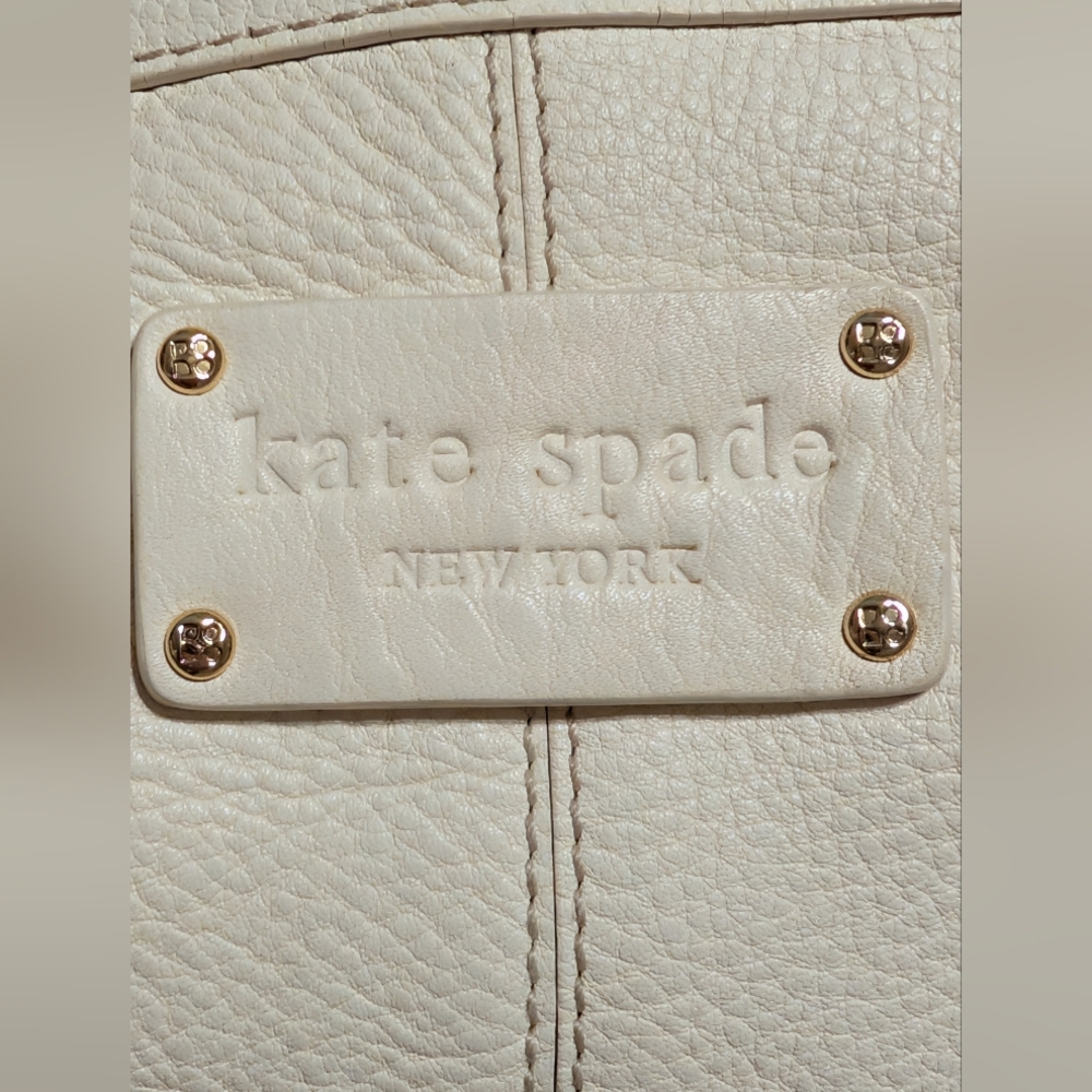 Kate Spade® NY Barrel Bag Added Tinsel & Silver Spade Charms With Key Ring - Picture 10 of 16